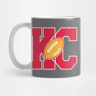 Big Bold Kansas City Chiefs Monogram Mug